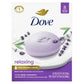 Dove Beauty Relaxing Bar Soaps Lavender Oil & Chamomile 30oz/8pk - Imperfect Box