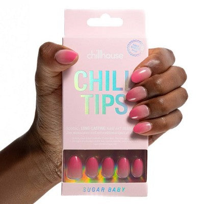 Chillhouse Chill Tips Press-On Nail Set - Design Studio Sugar Baby 24ct - Imperfect Box