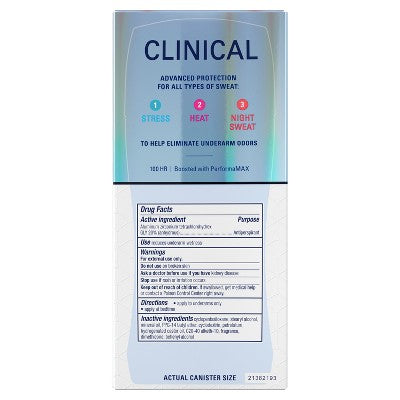 Secret Clinical 100HR Relief & Comfort Overnight Deodorant Lavender & Chamomile 2.6oz - Imperfect Box