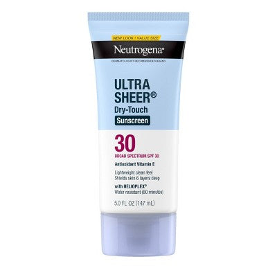 Neutrogena Ultra Sheer Dry-Touch Water Resistant Lotion SPF 30 5 fl oz - Imperfect Container