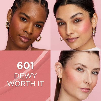 L'Oreal Paris True Match Lumi Le Liquid Blush for Cheeks Dewy Worth It 0.33 fl oz - Imperfect Container