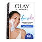 Olay Daily Facials Face Cleansing Wipes Makeup Remover Unscented 66ct - Imperfect Box