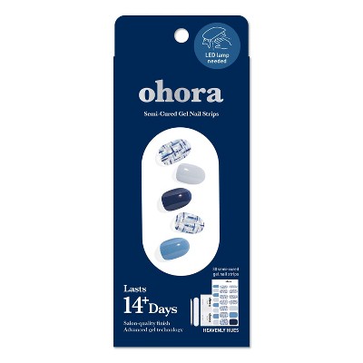 Ohora Gel Nail Art Design Line Sapphire Soiree 30ct - Imperfect Box
