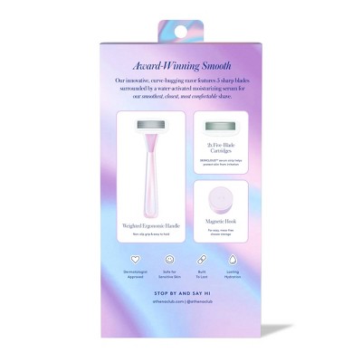 Athena Women's 5 Blade Reusable Razor Kit Stardust - Imperfect Box