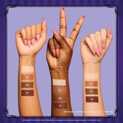 NYX Professional Makeup Wednesday Stained Glass Contour Palette 2.88oz - Imperfect Container