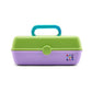 Caboodles Makeup Organizer Neon Green Over Lilac - New