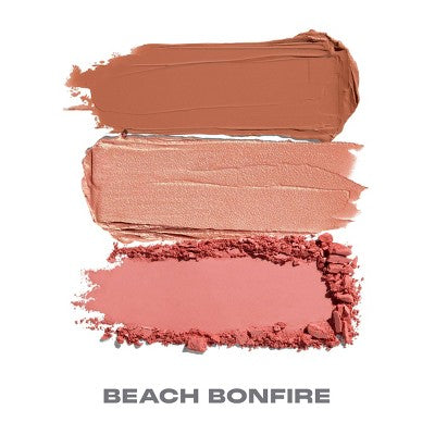 Morphe Cheek Thrills Multi-Finish Face Trio Beach Bonfire 10.8g - IMPERFECT BOX