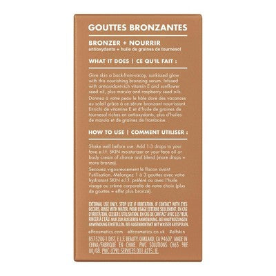 e.l.f. SKIN Bronzing Drops Rose Gold 1 fl oz - Imperfect Box