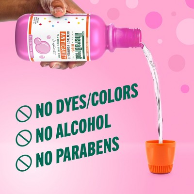TheraBreath Kids Bubble Gum Mouthwash 10oz - New