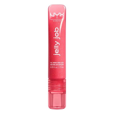 NYX Professional Makeup Jelly Job Peptide Lip Gloss 08 Jelly Kiss'd 0.25 fl oz - New