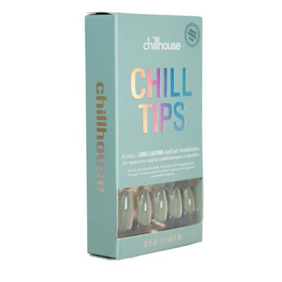 Chillhouse Chill Tips Fake Nails Design Studio Sea Siren 24ct - Imperfect Box