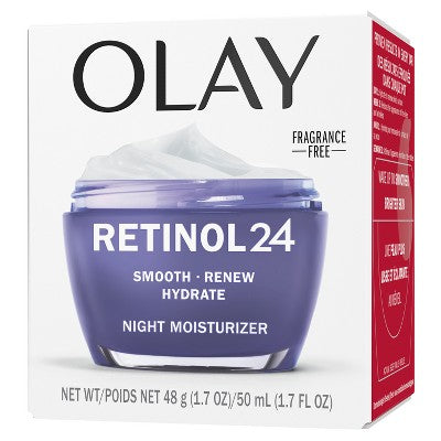 Olay Regenerist Retinol 24 Night Face Cream Moisturizer 1.7oz - Imperfect Box