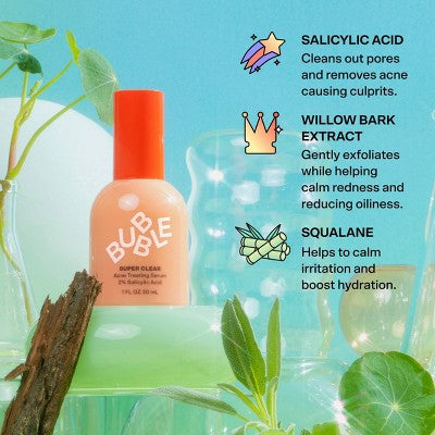 Bubble Skincare Super Clear Blemish Prevention Serum 1 fl oz - Imperfect Box