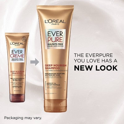 L'Oreal Paris EverCreme Deep Nourish Conditioner 8.5  fl oz - Imperfect Container