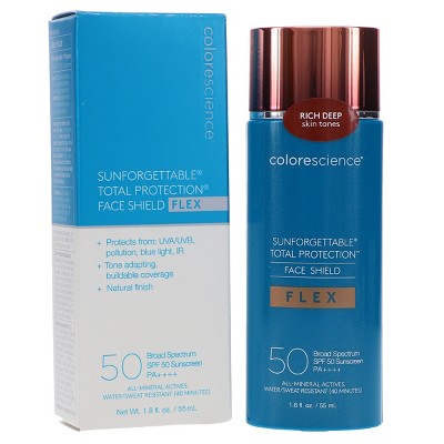 Colorescience Sunforgettable Total Protection Face Shield Flex SPF 50 Rich Deep 1.8 oz - Imperfect Box