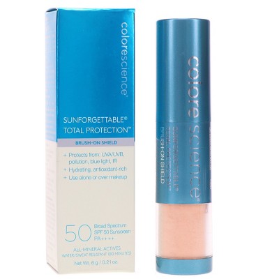 Colorescience Sunforgettable Total Protection Brush-On-Shield Medium SPF 50 0.21 oz - Imperfect Box