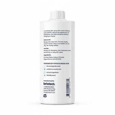 Briotech Topical Skin Spray Hypochlorous Acid for Sensitive Skin 32 fl oz - New