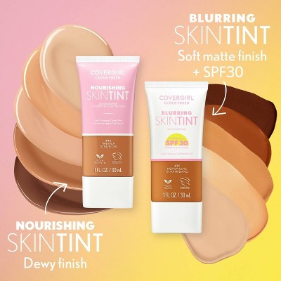 COVERGIRL Clean Fresh Skin Milk Foundation Dewy Finish 570 Medium/Tan 1 fl oz - Imperfect Container