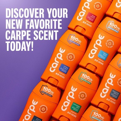 Carpe Women's 100HR Sweat & Odor Control Antiperspirant Deodorant Lavender Citrus 1.76oz - Imperfect Container