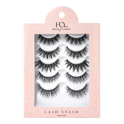 House of Lashes 100% Cruelty-Free Faux Mink Fibers False Eyelashes Set 5pr - Imperfect Box
