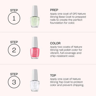 OPI Nature Strong Nail Polish Knowledge Is Flower 0.5 fl oz - Imperfect Container