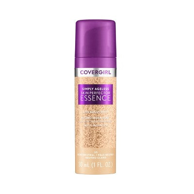 COVERGIRL Simply Ageless Skin Perfector Essence 25 Light Neutral 1 fl oz - Imperfect Container