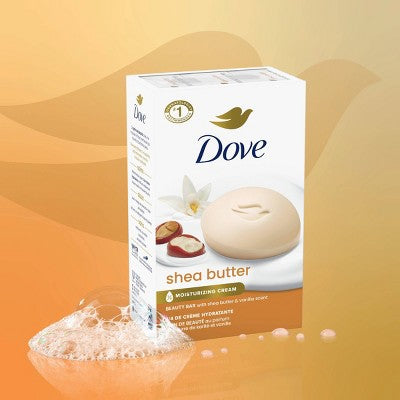 Dove Beauty Purely Pampering Shea Butter with Warm Vanilla Soap 8pk 3.75oz each - New