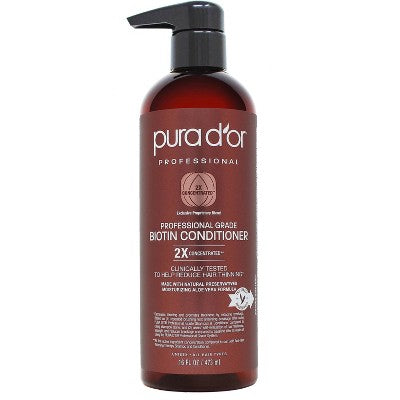 Pura d'or Professional Grade Biotin Conditioner 16 fl oz - Imperfect Container