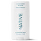 Native Men Invisible Solid Deodorant Cashmere & Rain 3.1oz - Imperfect Container