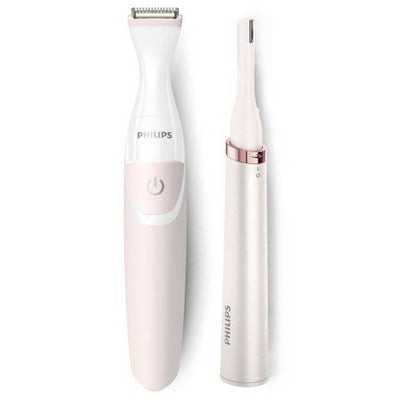 Philips Women's Rechargeable Electric Trimmer Bundle Kit BRT387/90 - New