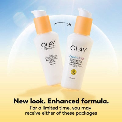 Olay Complete Lotion Moisturizer Sensitive Skin SPF 30 2.5 fl oz - Imperfect Box