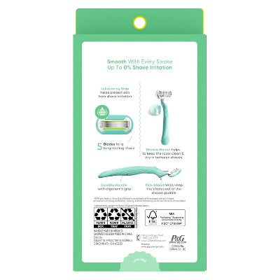 Venus Extra Smooth Value Pack Women's Razor + 5 Razor Blade Refills - Imperfect Box