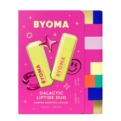 BYOMA Duo Gift Set Liptide Lip Mask and pH Lip Oil 2pc - Imperfect Box