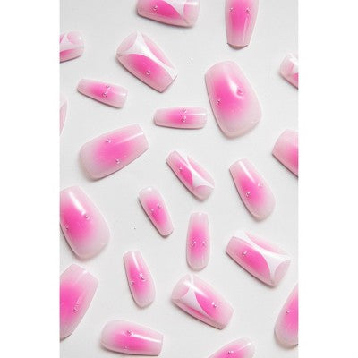 Chillhouse Chill Tips Press-On Nail Set - Design Studio Bikini Lines 24ct - Imperfect Box