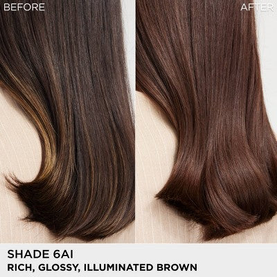 L'Oreal Paris Colorsonic Permanent Hair Color Cartridge Light Brown Ash 6AI - Imperfect Box