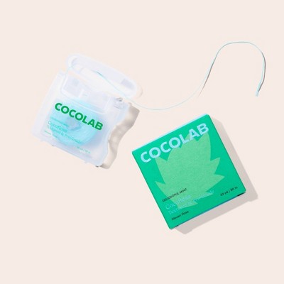 Cocolab Cocofloss Refillable Woven Expanding Dental Floss - Delightful Mint - 33yd