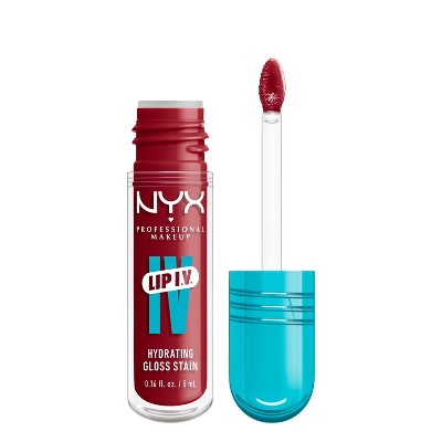 NYX Professional Makeup Lip IV Hydrating Lip Gloss Stain Berry Thirsty 0.16 fl oz - New
