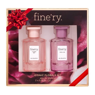 fine'ry. Mini EDP Duo Rosa Lina + Flower Bed 2pc - Imperfect Box