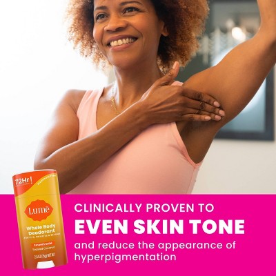 Lume Whole Body Women's Smooth Solid Deodorant Toasted Coconut Scent 2.6oz - New