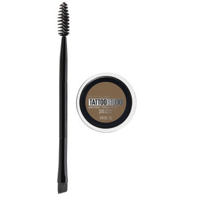 Maybelline Tattoo Studio Waterproof Brow Pomade 374 Soft Waterproof Brown 0.11oz - Imperfect Box