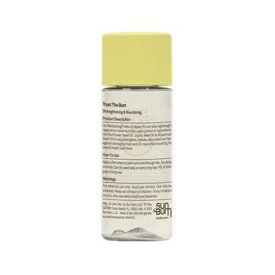 Sun Bum Revitalizing Protect &#38; Repair Oil Serum Heat Protector 1.7 fl oz - Imperfect Box
