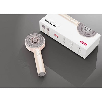 TYMO Trithera Scalp Therapy Red Light Massage Brush Hair Champagne Pink - Imperfect Box