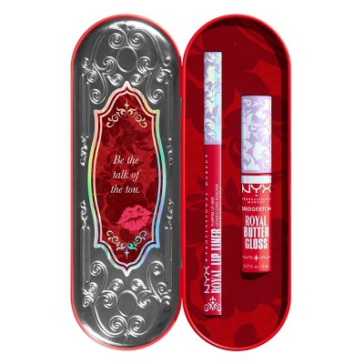 NYX Professional Makeup Bridgerton Royal Treasures Lip Kit 04 Rogue Romance & Flirt Alert 2pc - Imperfect Box