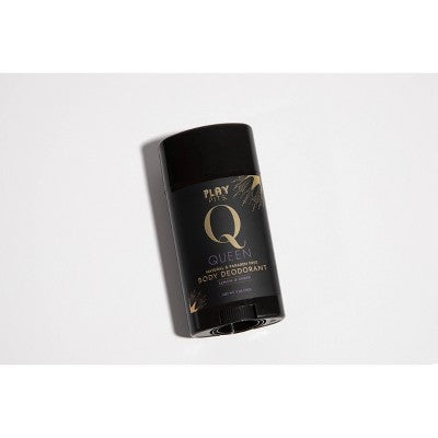 Play Pits Queen Natural Solid Deodorant 2.65oz - Imperfect Container