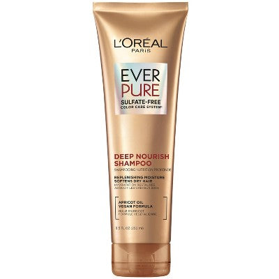 L'Oreal Paris EverCreme Sulfate Free Deep Nourish Shampoo 8.5 fl oz - Imperfect Container