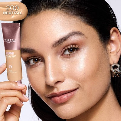 L'Oreal Paris Lumi Le Glow Tint Liquid Skin Tint 200 Neutral 0.84 fl oz - Imperfect Container