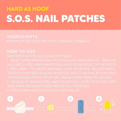 ONYX Professional Hard as Hoof S.O.S Nail Patches 20ct - Imperfect Box