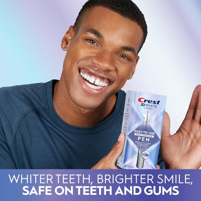 Crest 3D White On-the-Go Teeth Whitening Pen 0.13 fl oz - Imperfect Box