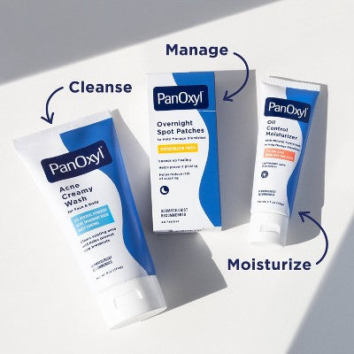 PanOxyl 4% Benzoyl Peroxide Acne Creamy Wash for Face & Body 6oz - Imperfect Box