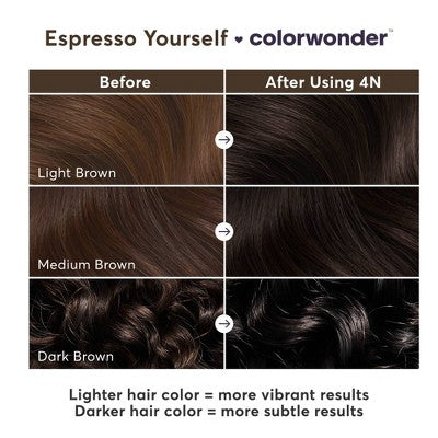 Madison Reed ColorWonder Demi-Permanent Hair Color 4N Espresso Yourself - Imperfect Box